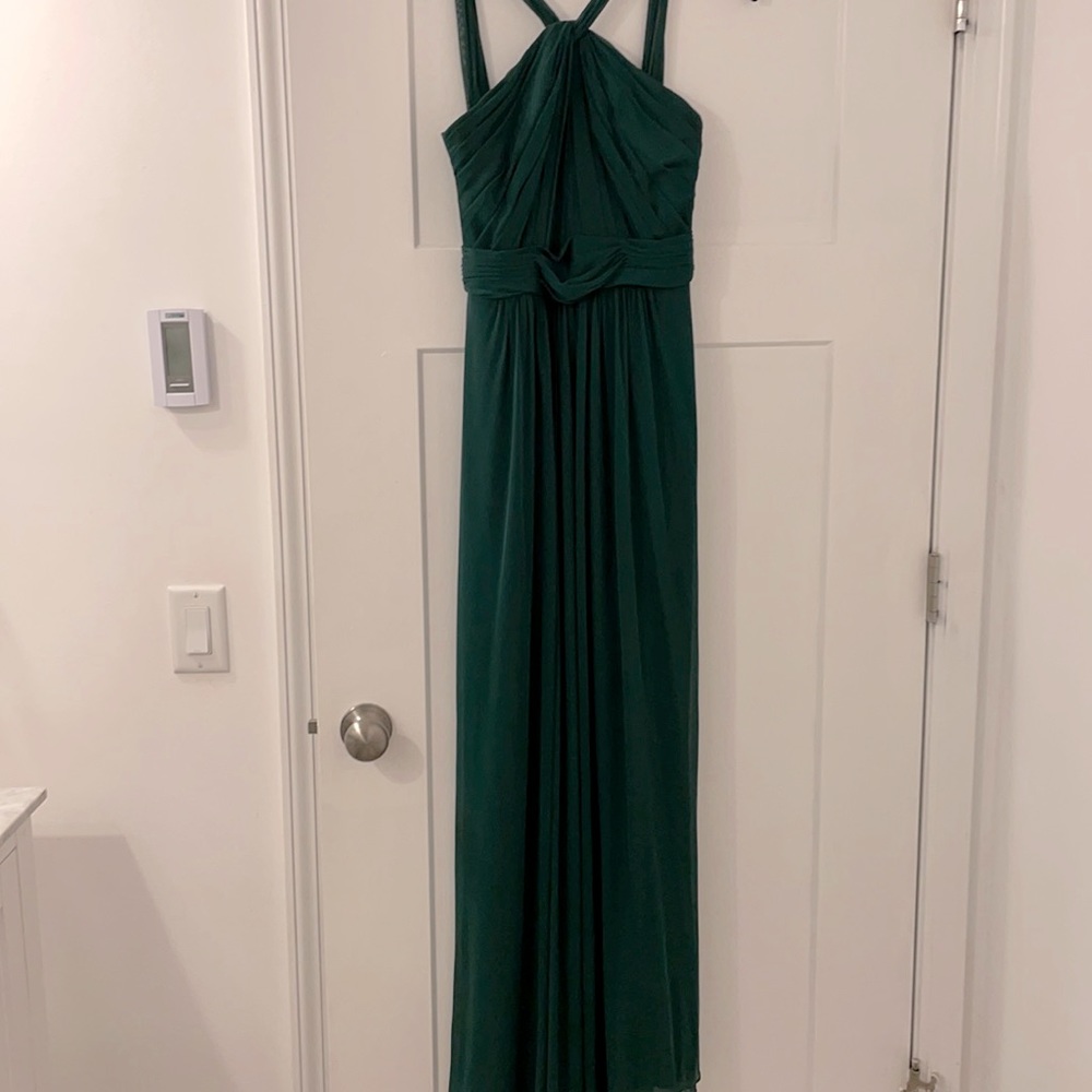 Emerald David’s Bridal Bridesmaid Dress